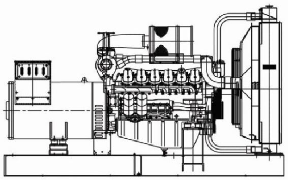 Diesel Generator Set ( Model : DJG-750 )